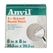 Anvil drywall repair patch packaging with dimensions and features.