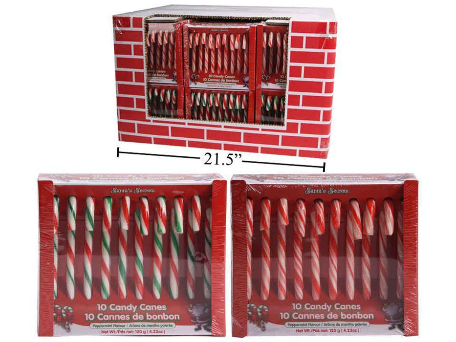 BOXED CANDY CANES 10PCS