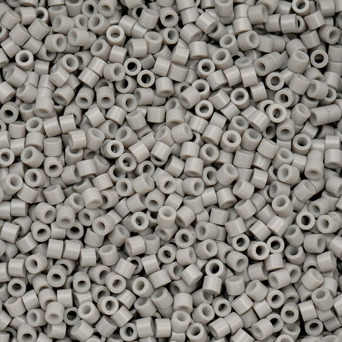 Close-up of gray beads stacked together