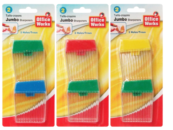 SHARPENER JUMBO 2 PC