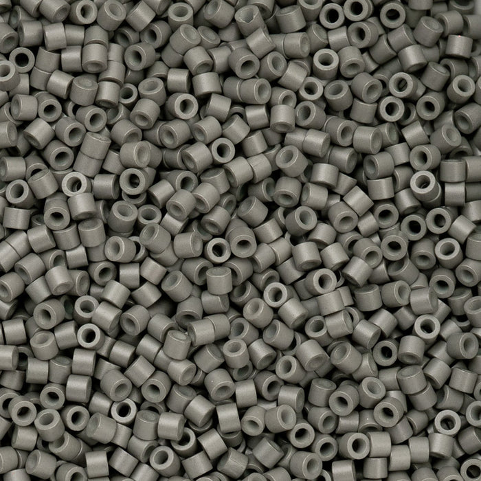 Close-up of gray beads stacked together