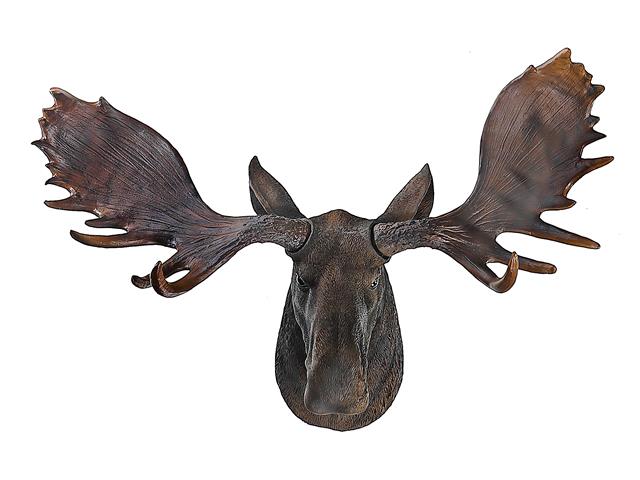 POLYRESIN MOOSE HEAD