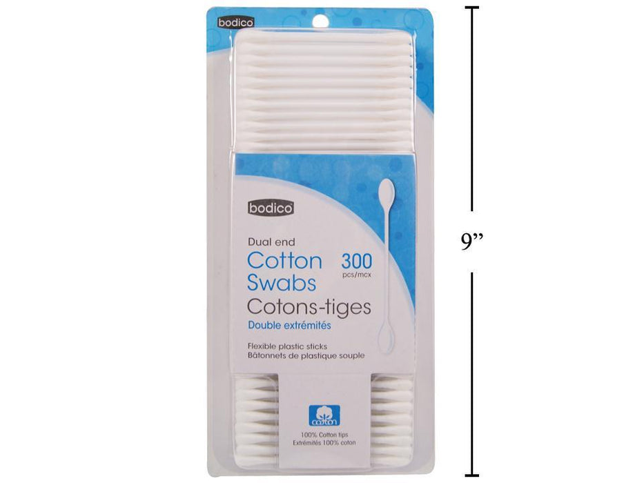 BODICO* COTTON SWABS - 300PC