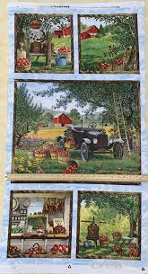 APPLE A DAY PANEL - 23IN X 44IN - 100% COTTON