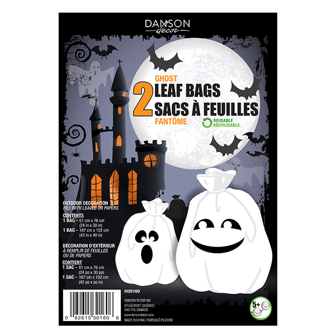 WHITE GHOST LEAF BAGS