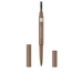 Eyebrow pencil with cap on a white background