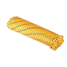 DIAMOND BRAIDED POLY ROPE 1/4IN X 50'