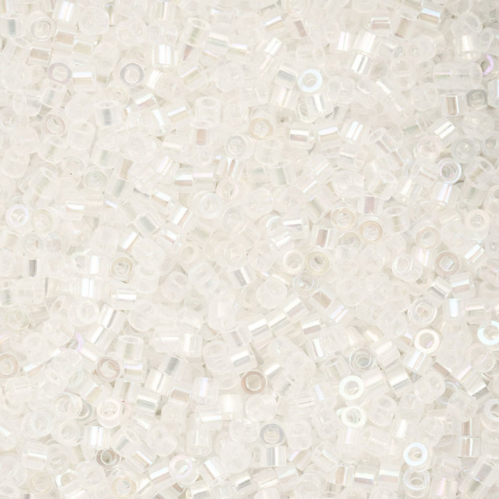 Close-up of small white beads on a white background