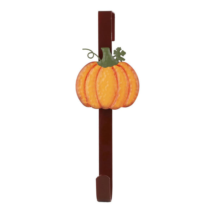 HARVEST 14 INCH WREATH HANGER PUMPKIN