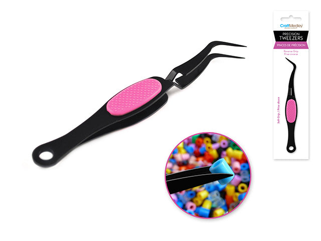 PRECISION TWEEZER SOFT- GRIP WITH REVERSE GRIP
