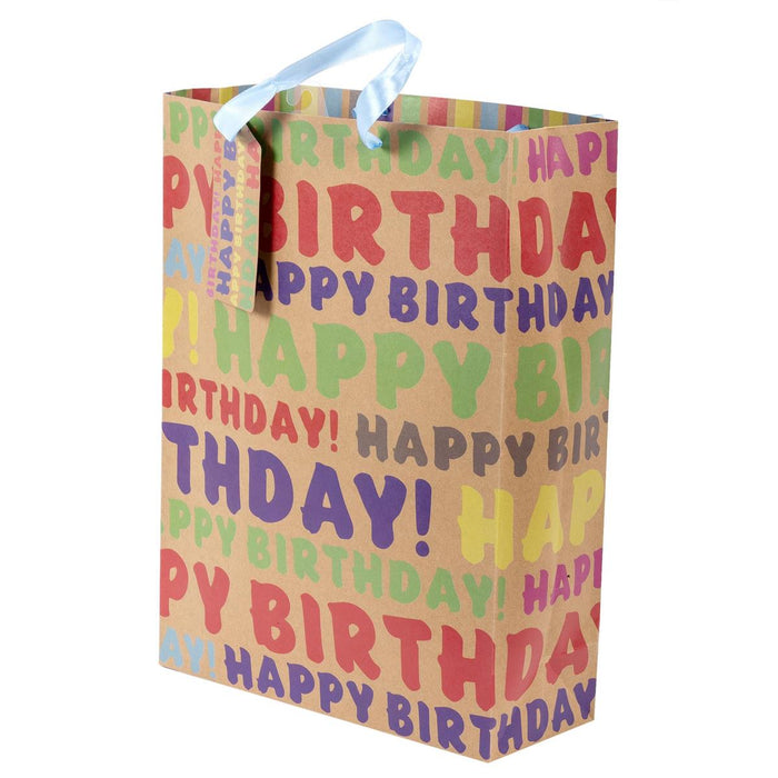 JUMBO GIFT BAG - HAPPY BIRTHDAY MULTI