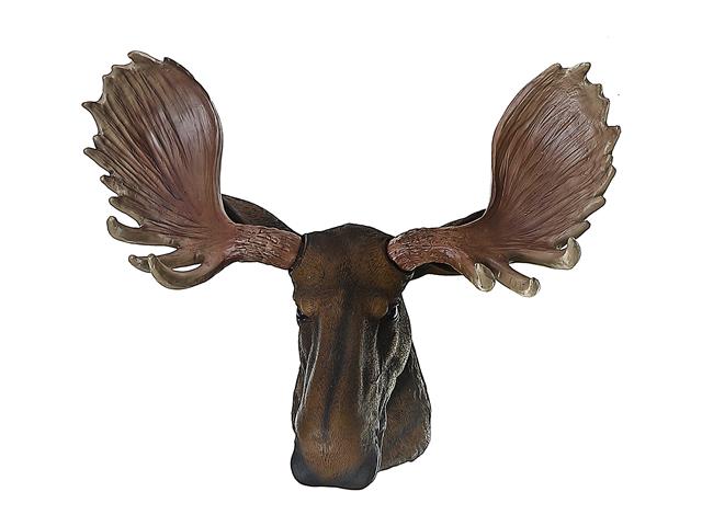 POLYRESIN MOOSE HEAD