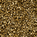 Close-up of small gold beads