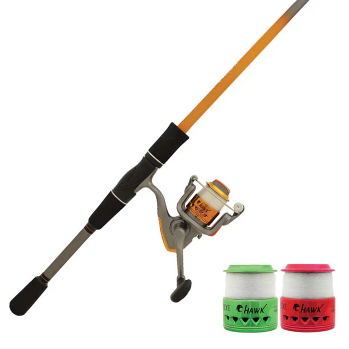 STREAMSIDE HAWK 6'6" SPINNING ROD W/LINE