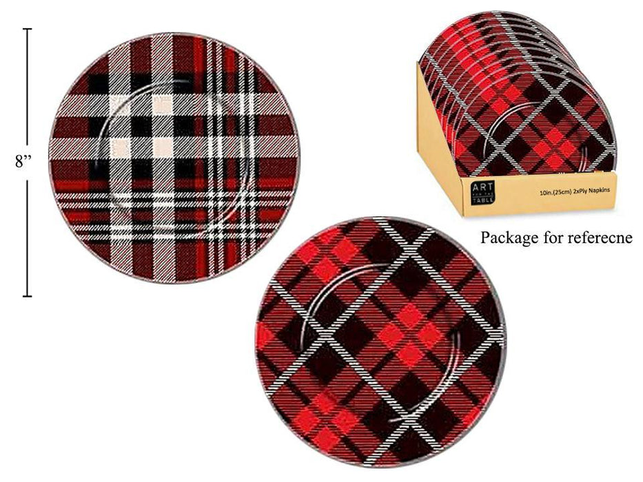 CERAMIC TARTAN PLATE