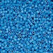 Close-up of blue plastic beads