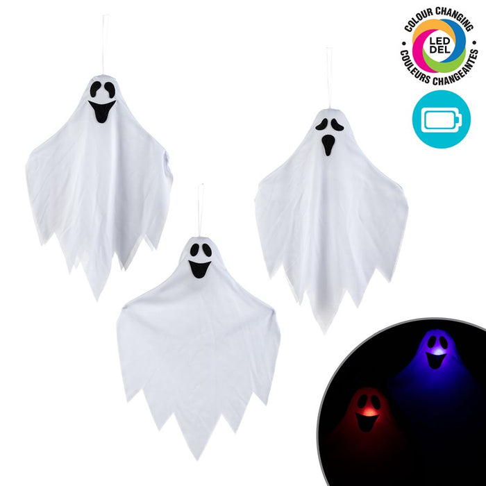HANGING LIGHT UP GHOST ASST FACES