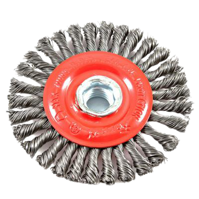 KT WIRE WHEEL 6IN X 1/2IN - 5/8 ARBOR