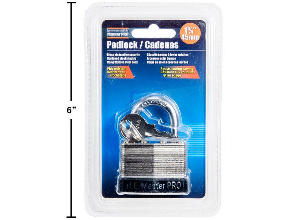 MASTRO PRO LAMINATED PADLOCK - 1.75"