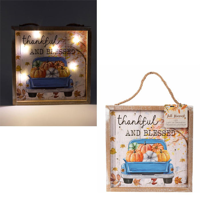 FALL LED PLAQUE