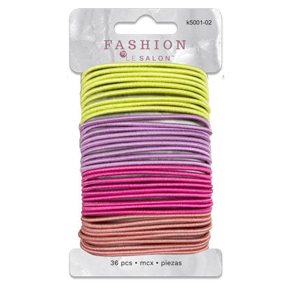 36PC LE SALON HAIR ELASTICS