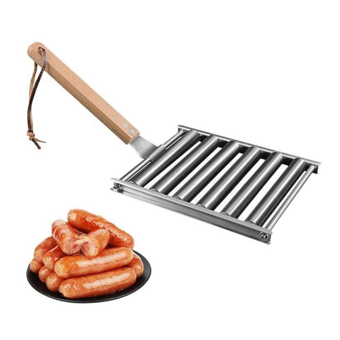 BBQ STAINLESS STELL HOT DOG ROLLER