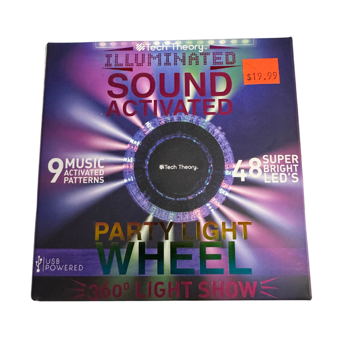 SOUND ACTIVATED PARTY LIGHT WHEEL