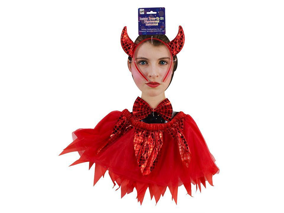 HALLOWEEN COSTUME DEVIL DRESS-UP SET