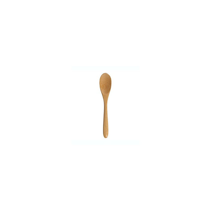 Wooden spoon on a white background