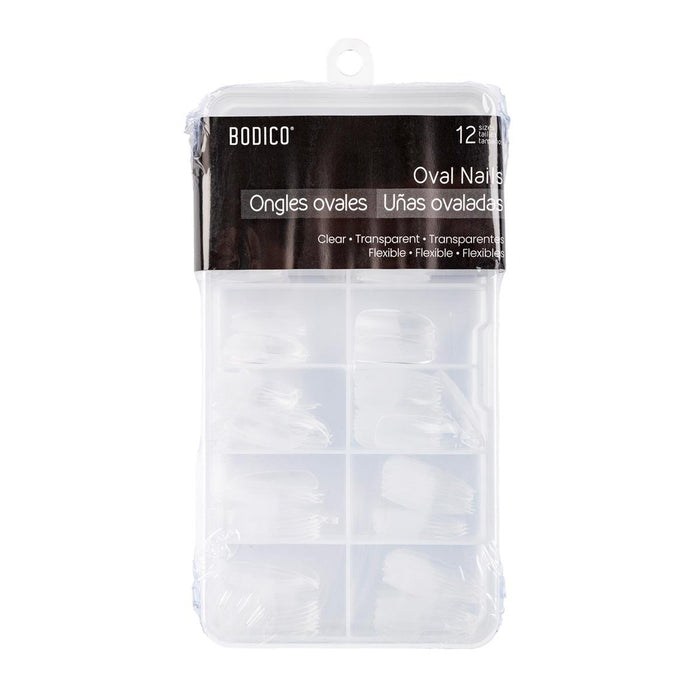 BODICO 120PC NAILS SEMI FROSTED