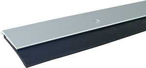CLIMALOC DOOR SWEEP, 36 IN L, 1-3/4 IN W, ALUMINUM FLANGE, NEOPRENE INSERT