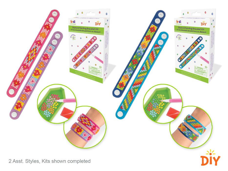 CRAFTY KIDS DIAMOND PAINTING DIY BRACELET KIT