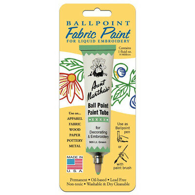 AUNT MARTHA'S BALLPOINT FABRIC PAINT
