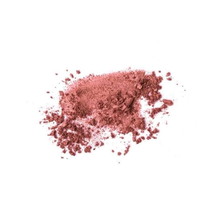 Brown powder on a white background