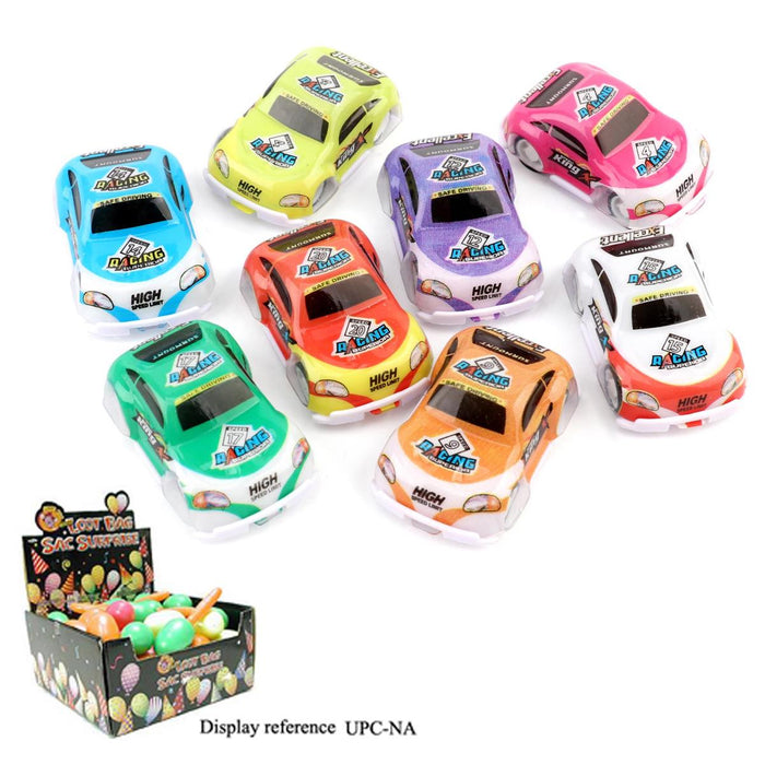 LOOTBAG PULL-BACK CAR 4 PCS