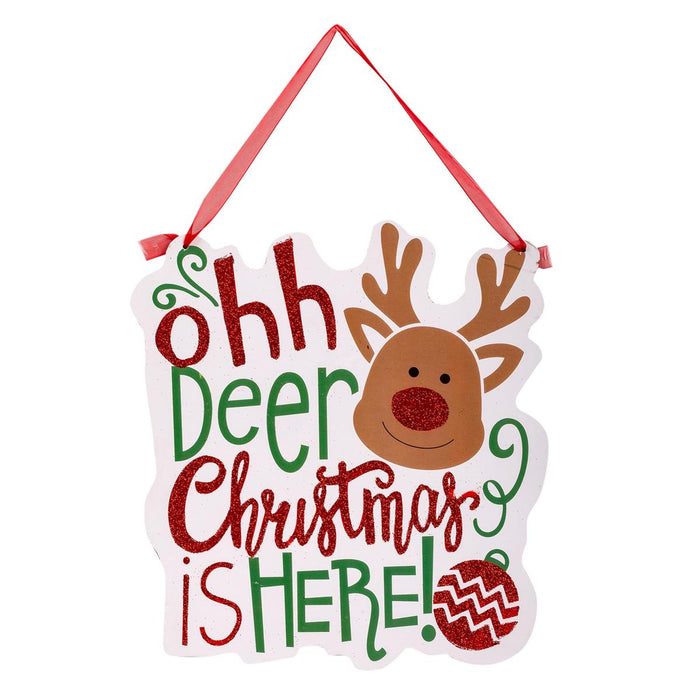 OHH DEER WALL PLAQUE