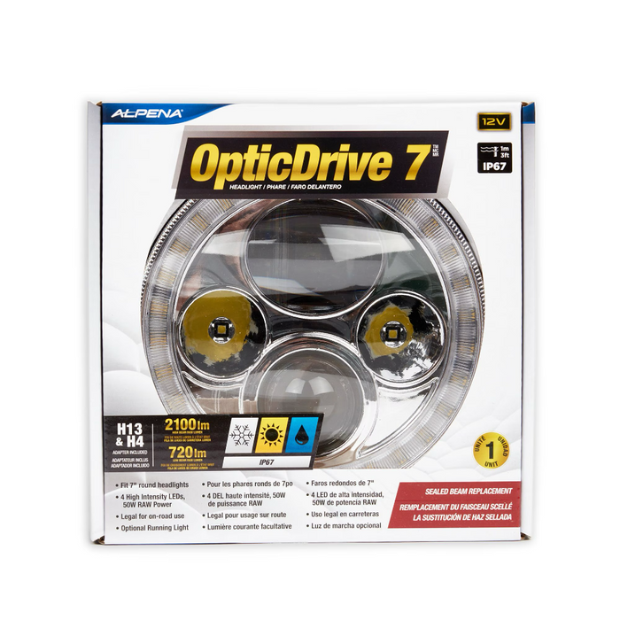 ALPENA OPTICDRIVE 7 HEADLIGHT