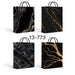 Four black gift bags with gold and gray marble patterns, arranged in a 2x2 grid on a white background with the text '13-773' in the center.