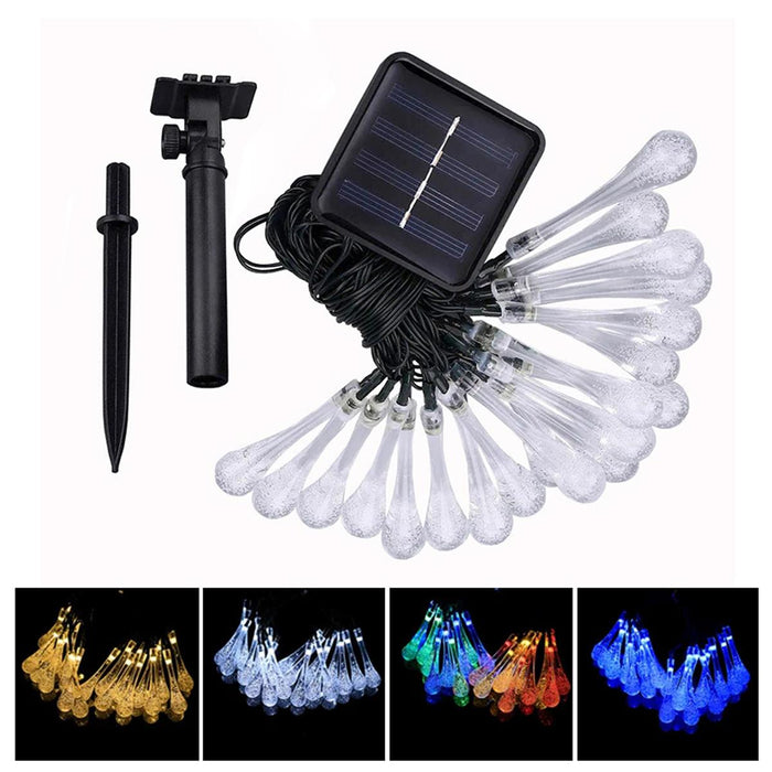 SOLAR WATER DROP STRING