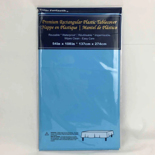 54" X 108" VINYL TABLECLOTH