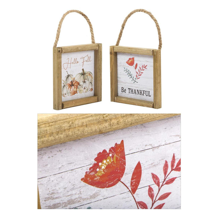 FALL  BE THANKFUL PLAQUE