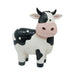 Cow-shaped toy on a white background