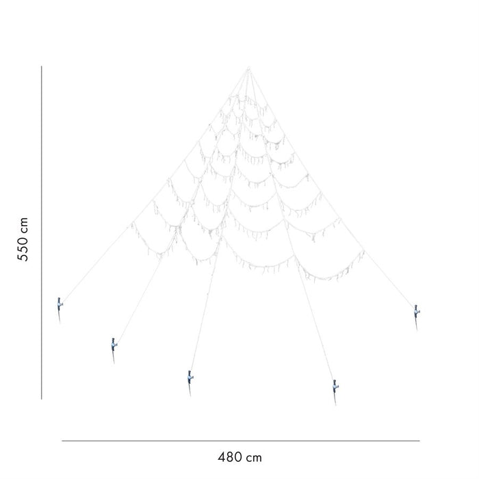 JUMBO CORNER SPIDER WEB 15.8ft(480cm) X 18ft(550cm)