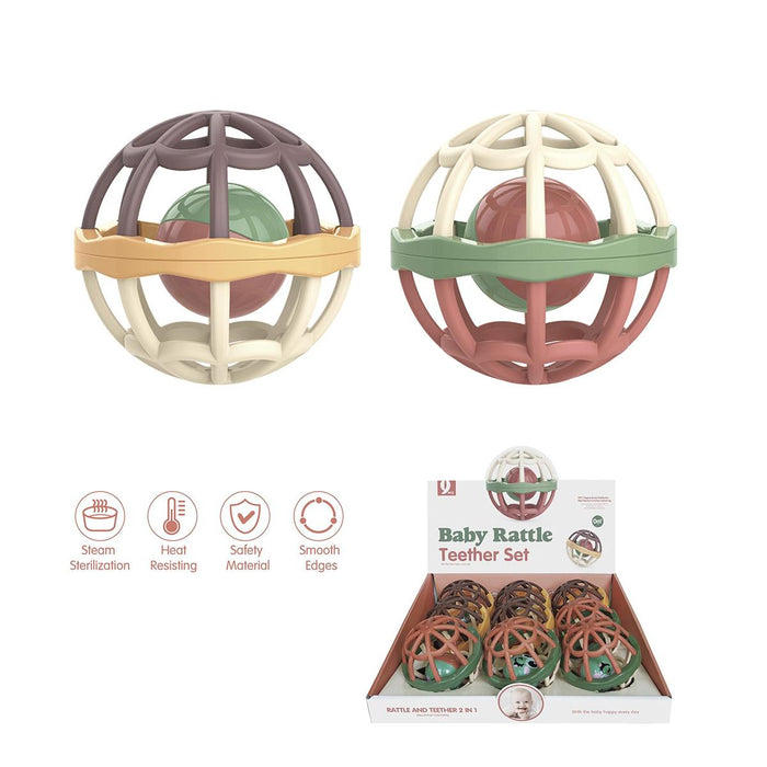 BABY RATTLE TEETHER SET