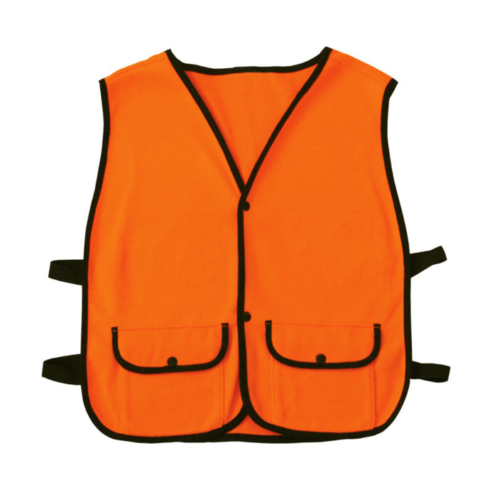FLEECE SAFETY VEST WITH POCKETS
