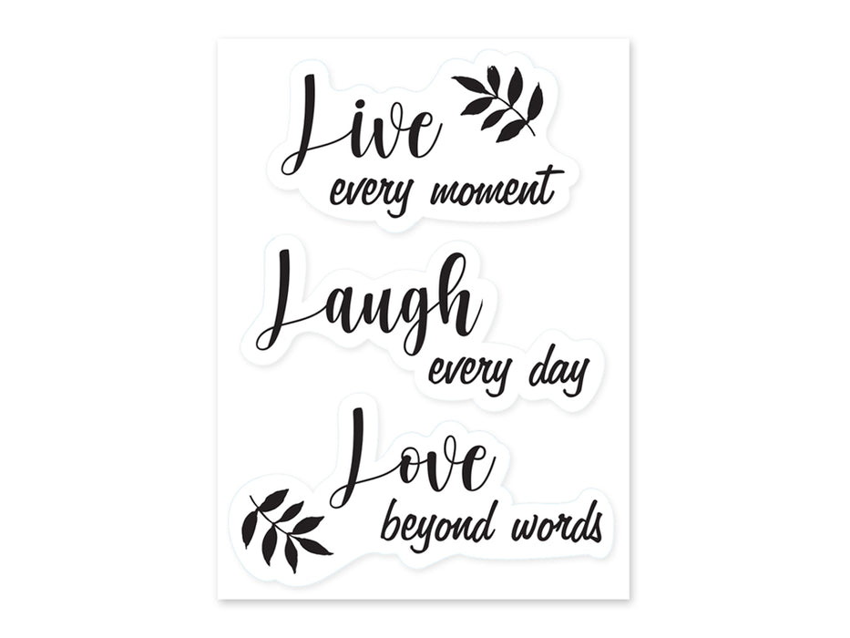 WORDS TO LIVE BY WALL ART