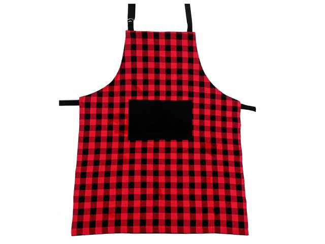 BUFFALO PRINT COTTON APRON