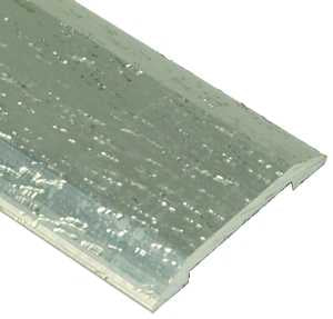 SHUR-TRIM SEAM BINDER, 3 IN L, 1-1/4 IN W, FLAT SURFACE, ALUMINUM, SILVER