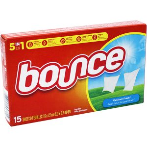 BOUNCE FRESH DRYER SHEET 15CT