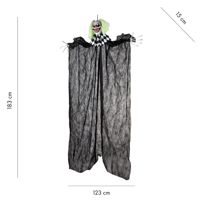 HANGING 6FT CREEPY CHARACTER REAPER OR CLOWN